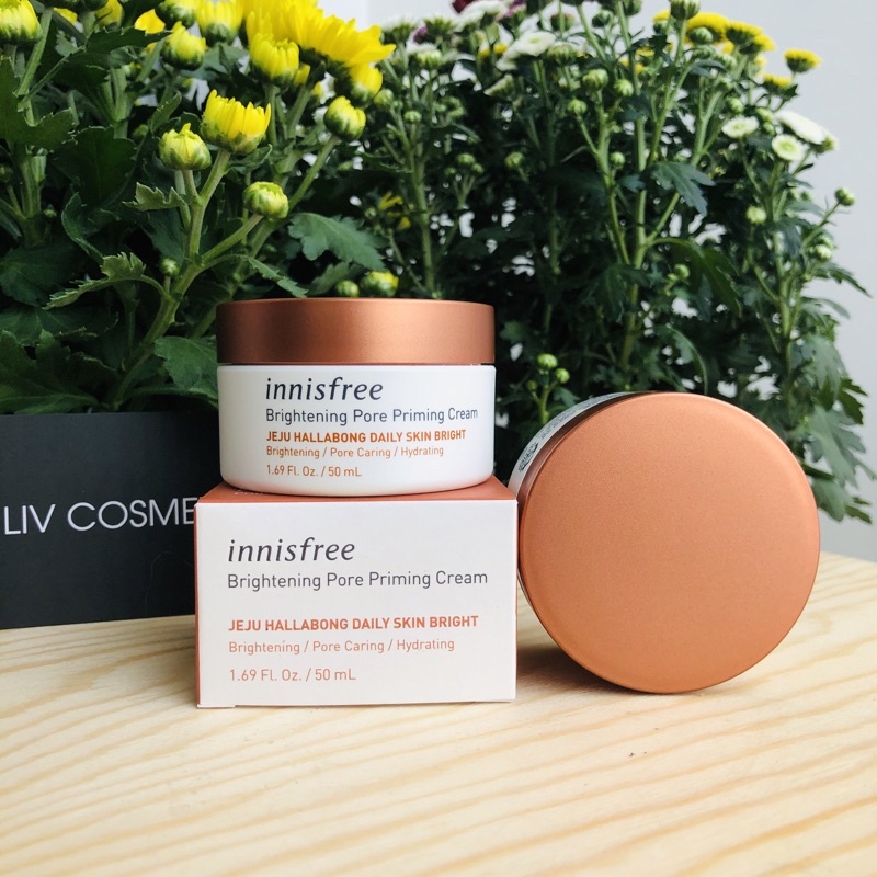 Kem dưỡng trắng da Innisfree Brightening Pore Priming Cream 50ml
