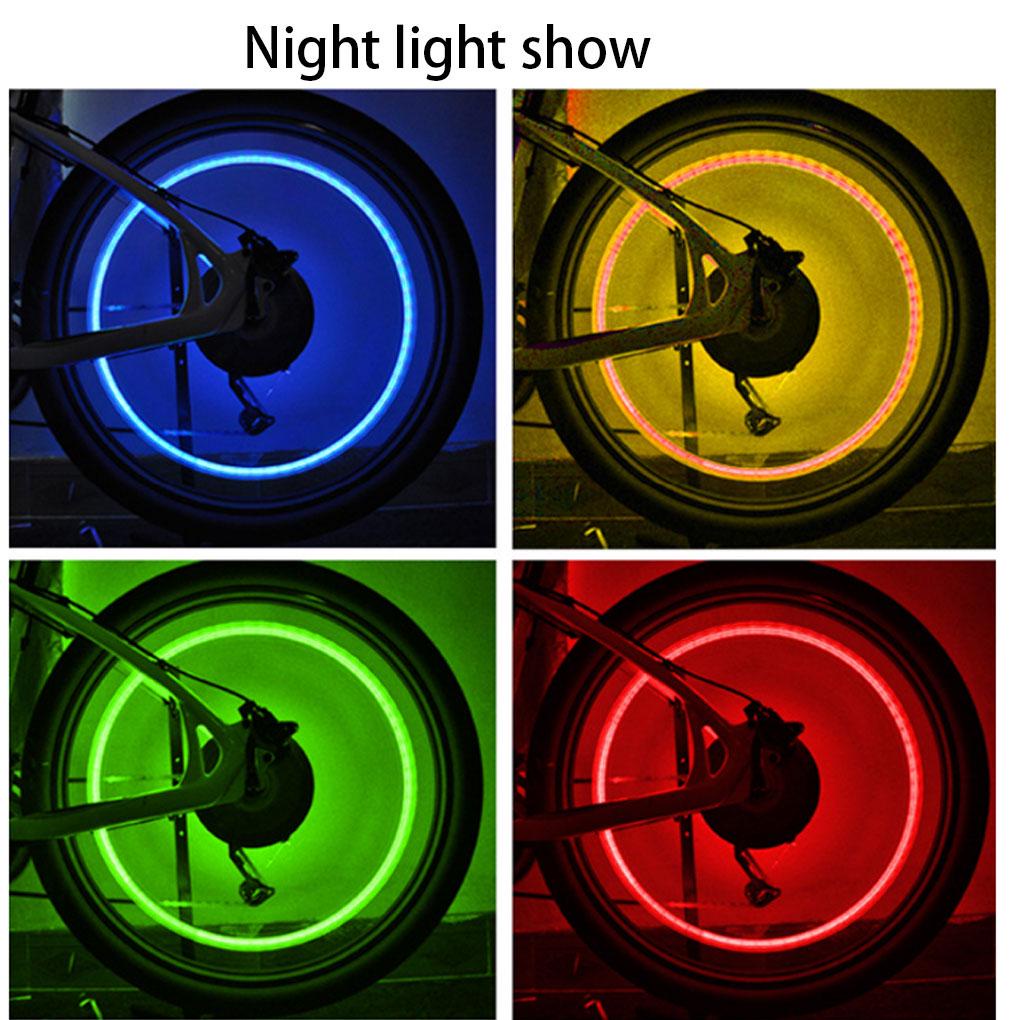 1 Đèn Neon Led Hình Đầu Lâu Gắn Van Xe Đạp, Xe Máy