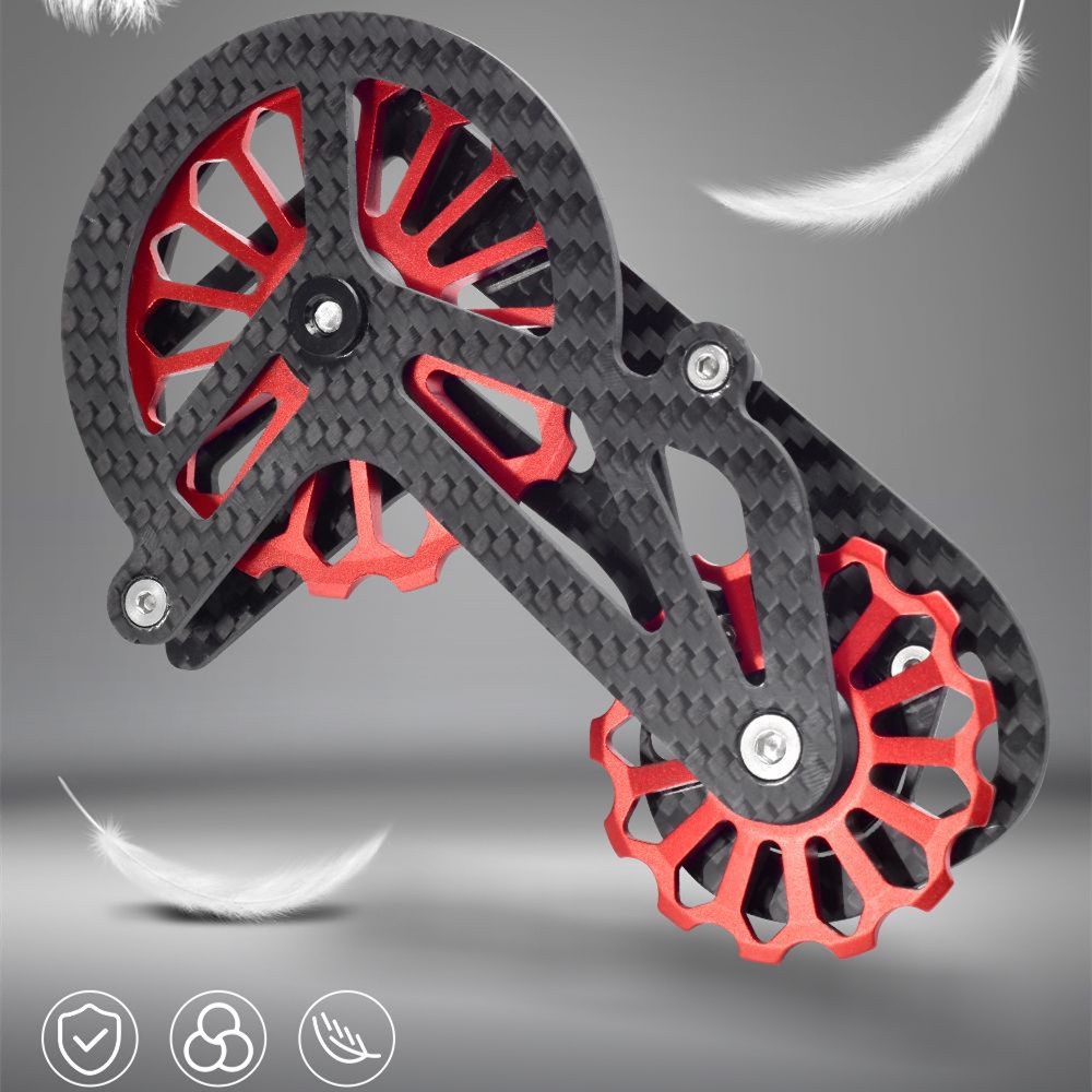 Cùi Đề Sau 17T Bằng Sợi Carbon Cho shimano R5800 R6800 R7000 R8000 R9000 SRAM RED RIVAL FORCE