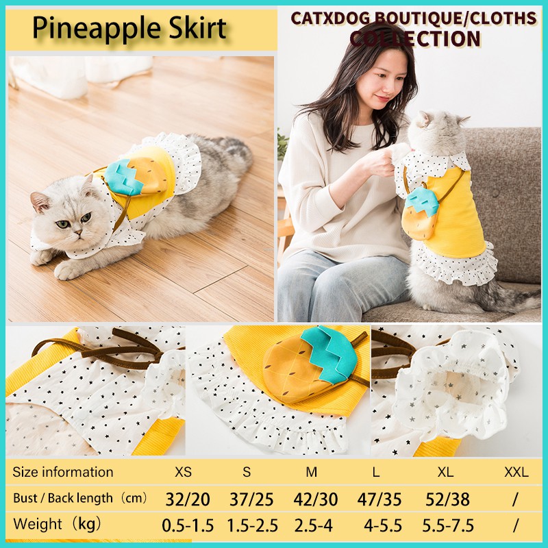 Quần áo mỏng thoáng khí họa tiết dễ thương dành cho chó mèo