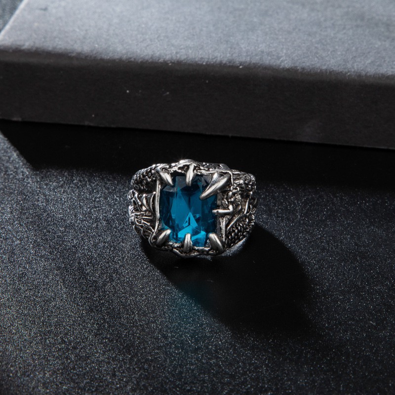 Nhẫn hợp kim đá quý móng rồng độc quyền thời trang nam