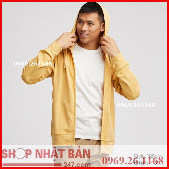 Áo chống nắng nam Uniqlo AIRism Nhật Bản - 100% authentic NoBrandCotton