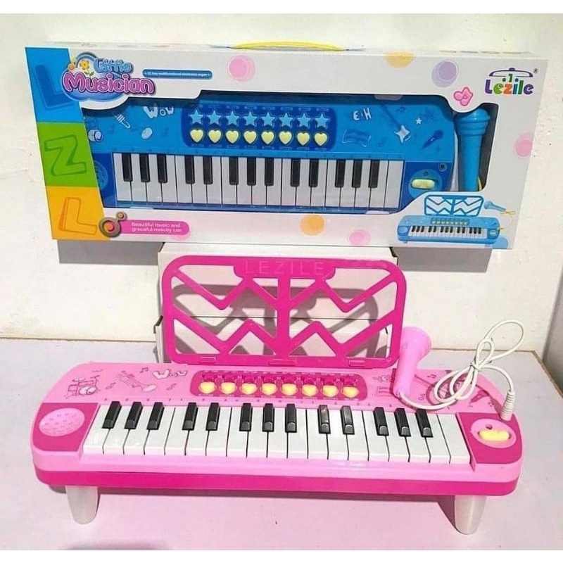 Đồ Chơi Đàn Piano Cho Bé Có Đèn Nhạc Và Micro Chuẩn Âm (tặng kèm pin)