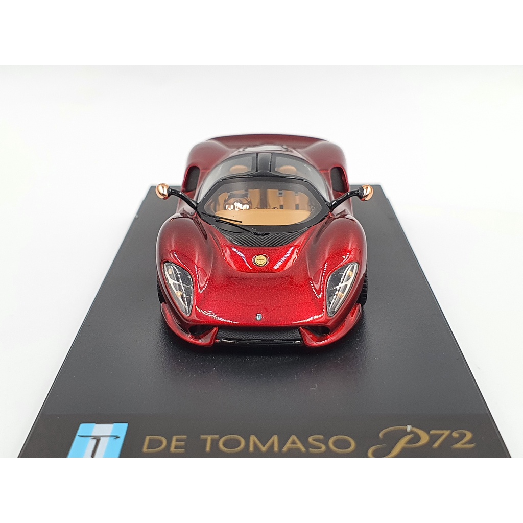 Xe Mô Hình DeTomaso P72 Soul Red Limited 1000 pcs 1:64 Peako64 (Đỏ)