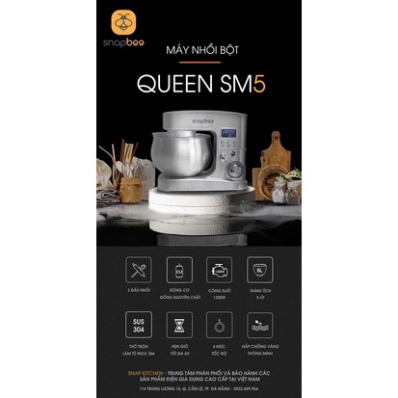 MÁY NHỒI BỘT SNAPBEE QUEEN SM5