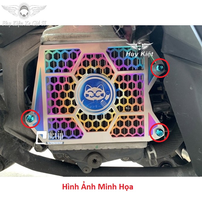 [Sale Khủng] Combo 2 Ốc Titan GR5 6Li15 Đầu Trụ Gắn Che Két Nước Satria, Raider Fi, Raider RC Xăng Cơ 5013