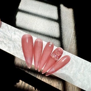 Nailbox thiết kế - hồng mix gấu