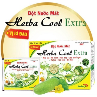 Bột nước mát Herba Cool Extra vị bí đao (hộp 10 gói x 7g)