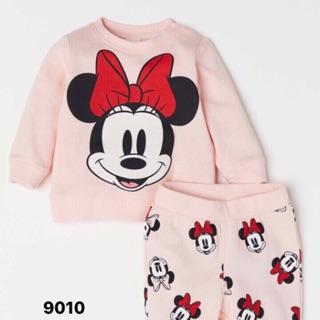 Bộ nỉ Mickey hồng BG