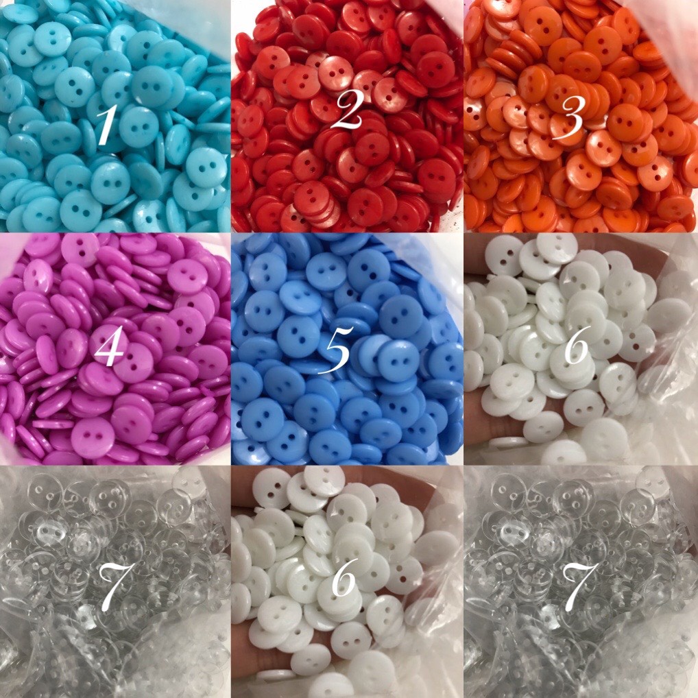 Cúc áo nhựa 10mm ( 20 cái)