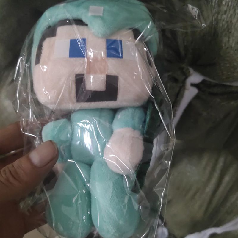 Minecraft Steve Plush Toys 18cm/7inch Minecraft Steve With Sword Stuffed Kid Toy