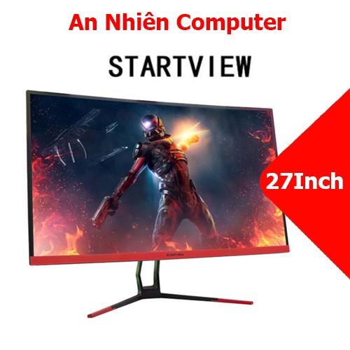 Màn hình Cong máy tính LCD 27'' Startview S27FHV Full HD 75Hz Gaming Cong. Bảo hành 12