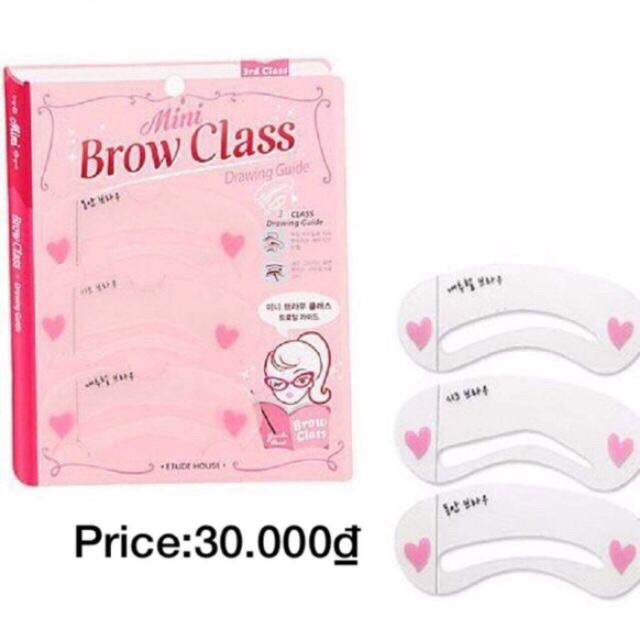 Khuôn kẻ chân mày Mini Brow Class