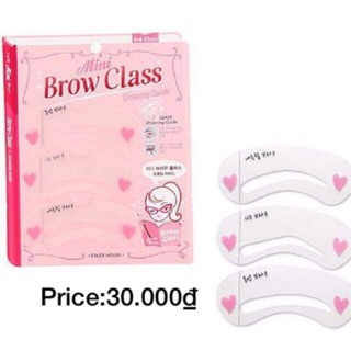 Khuôn kẻ chân mày Mini Brow Class