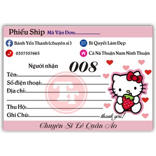 PHIẾU GIAO HÀNG IN THEO YÊU CẦU