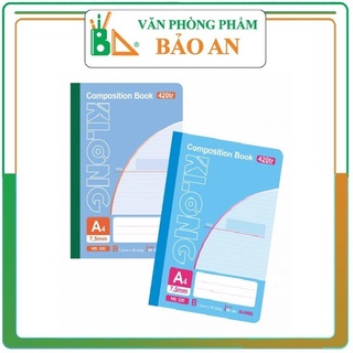 Sổ may dán gáy A4 Klong 420 trang Ms320 được may gáy và dán gáy rất chắc chắn.