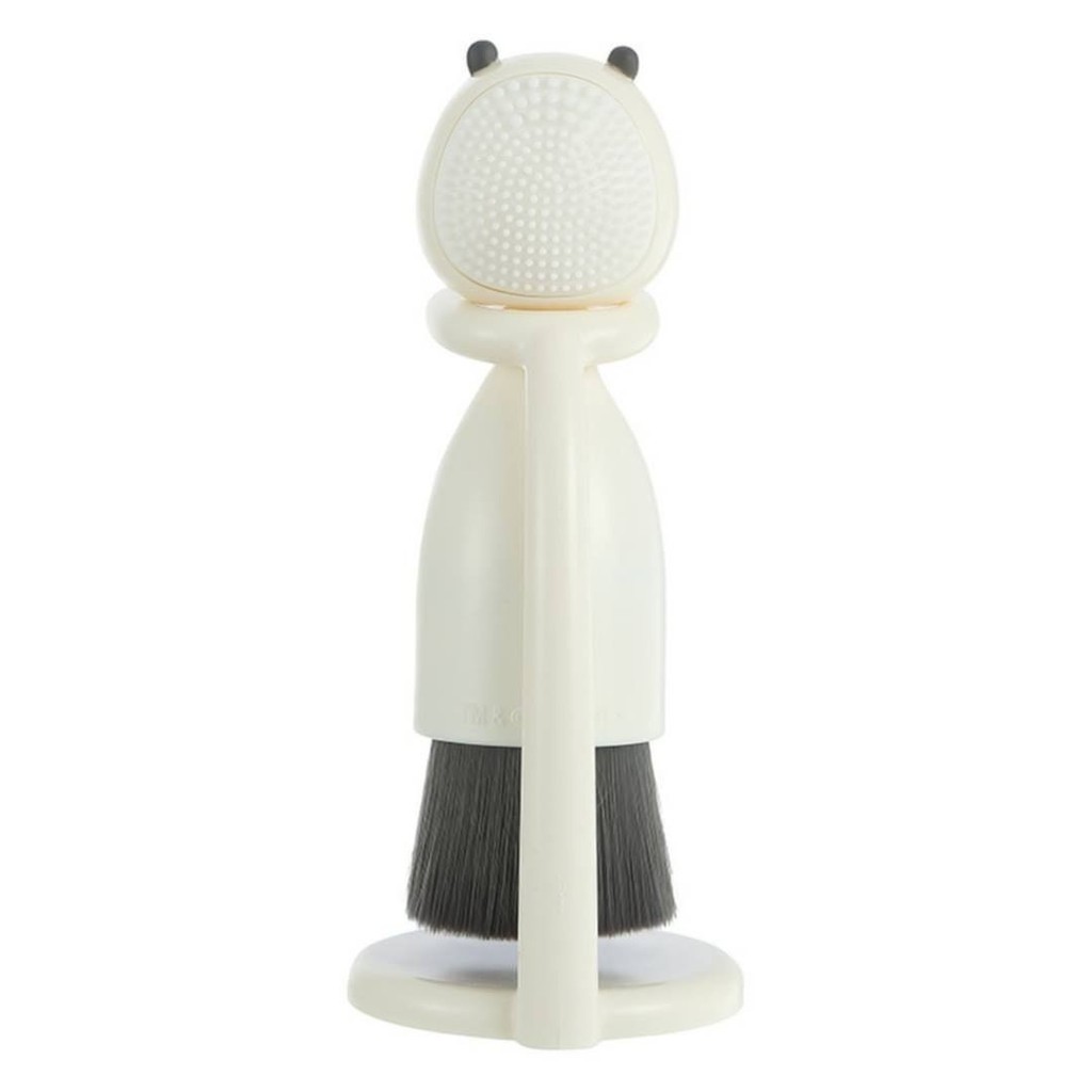 Miniso (hàng Mới Về) Cọ Rửa Mặt Miniso X We Bare Bears 2 Trong 1 Kèm Giá Đỡ Tiện Dụng