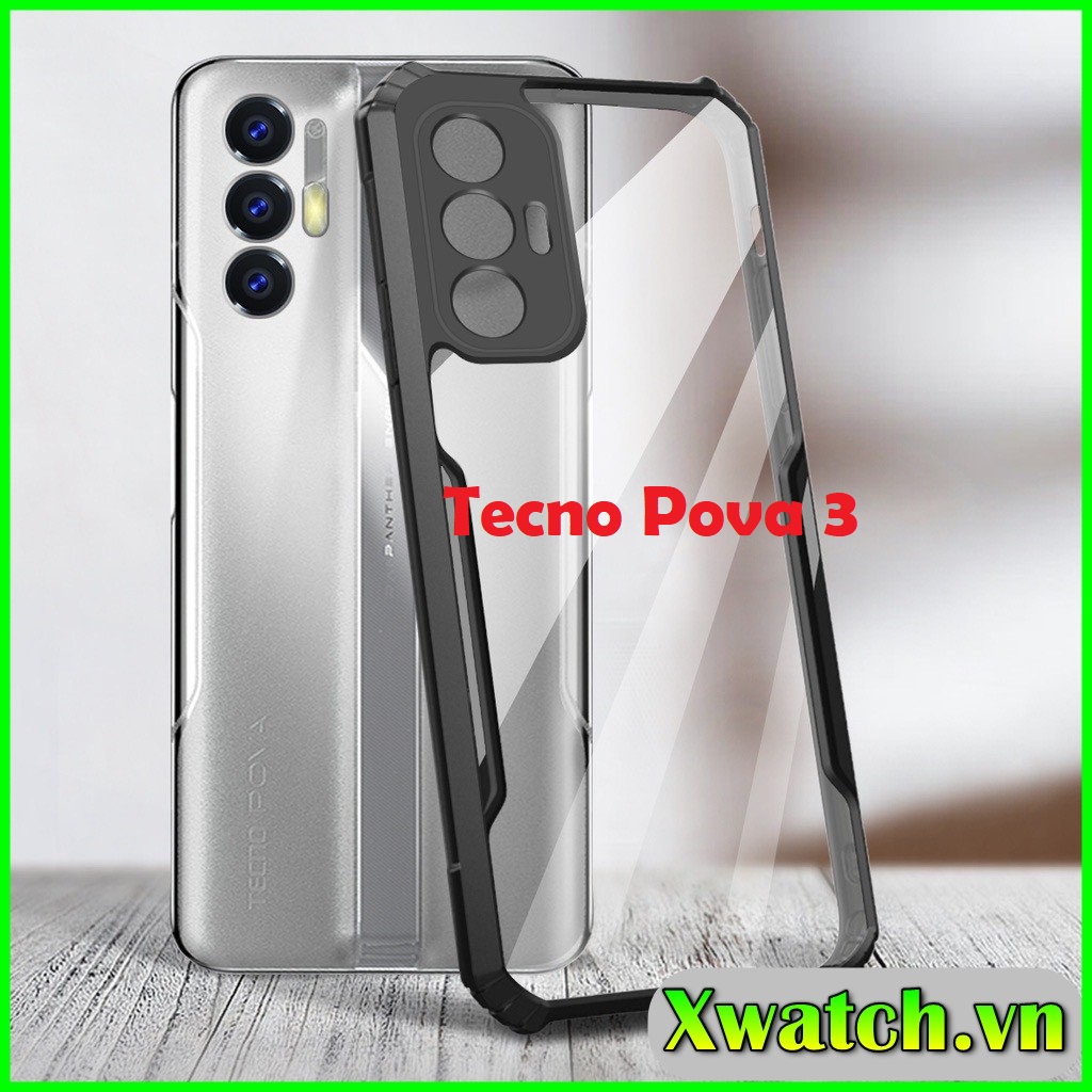 Ốp Lưng chống sốc chống va đập Tecno Pova3 Pova 3 Pova 2 lưng trong