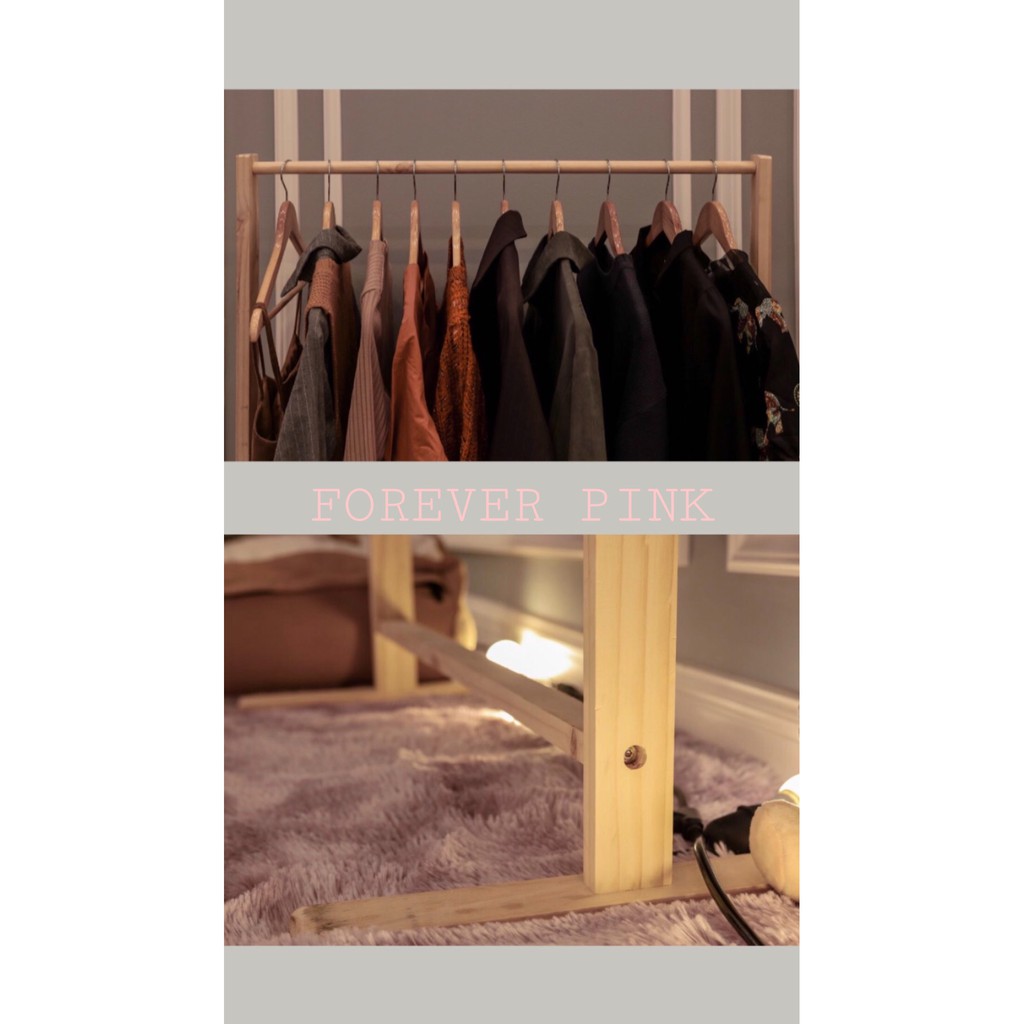 [GIÁ TẬN XƯỞNG] Giá Treo Quần Áo Thanh Đơn - BIG SIZE 1M5 Treo Được Đồ Dài - Gỗ Thông Mỹ  - BH 1 năm | BigBuy360 - bigbuy360.vn