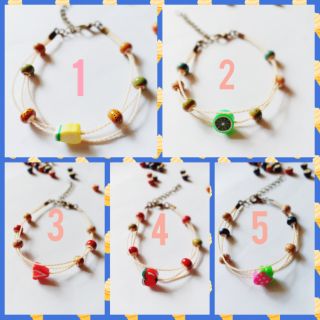 Vòng tay hạt gốm trái cây