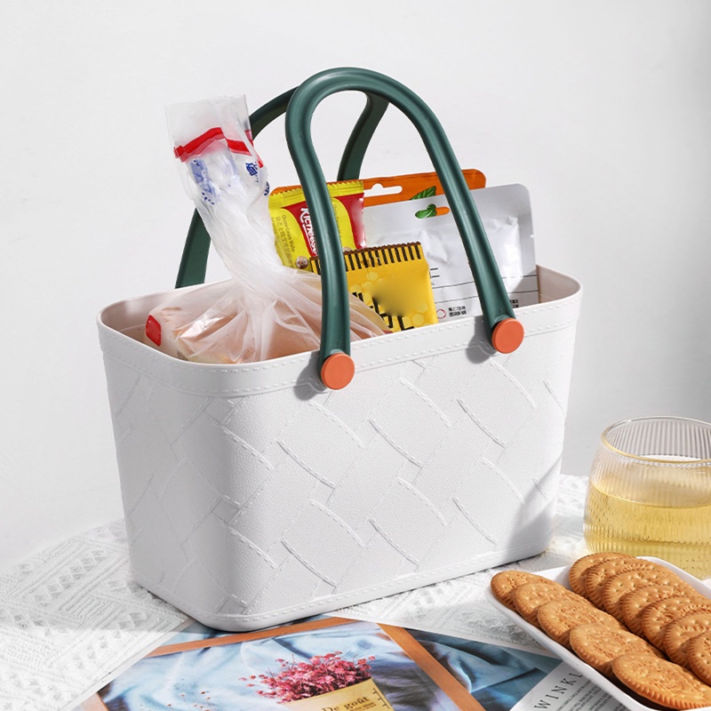 Giỏ Nhựa Đựng Đồ Dùng Nhà Tắm Có Tay Cầm Tiện Dụng