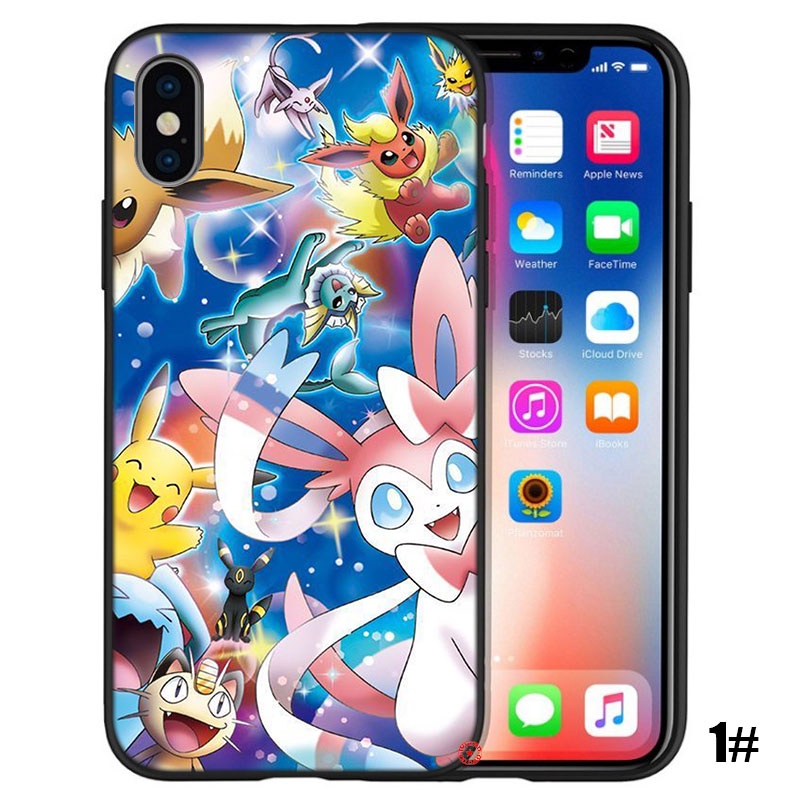 Ốp Điện Thoại Họa Tiết Pokemon Cho iPhone SE XR 5 5s 6 6s 7 8 Plus 11 Pro Max RR36