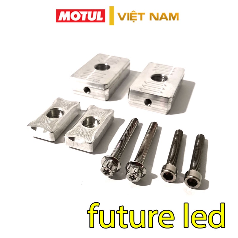 Tăng sên âm Future Led, Wave 125i, Future 125 2012 - 2020 nhôm CNC, pass tăng sên xe máy cao cấp hàng Việt Nam