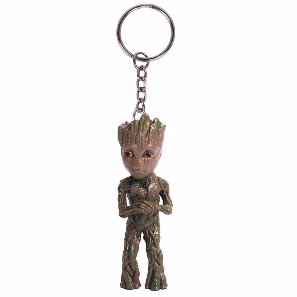 Móc chìa khóa hình Groot đồ chơi mô hình dễ thương