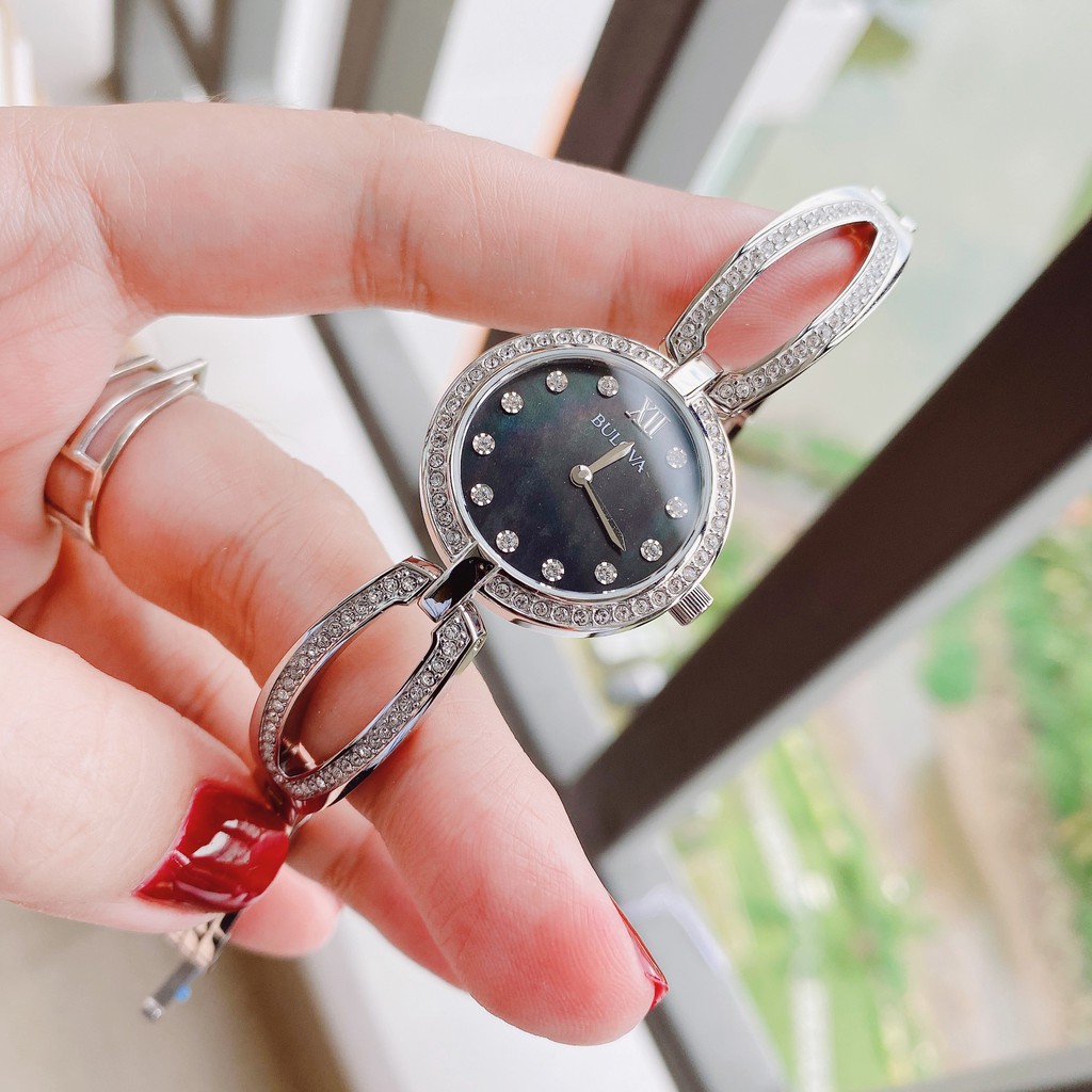 Đồng hồ nữ Bulova 96L224 - Máy Quartz pin - Mặt kính khoáng