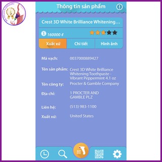 TUÝP KEM ĐÁNH RĂNG CREST 3D WHITE 116G
