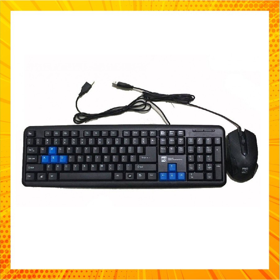 COMBO Bộ Bàn Phím Và Chuột Có Dây R8 1901 / zt600