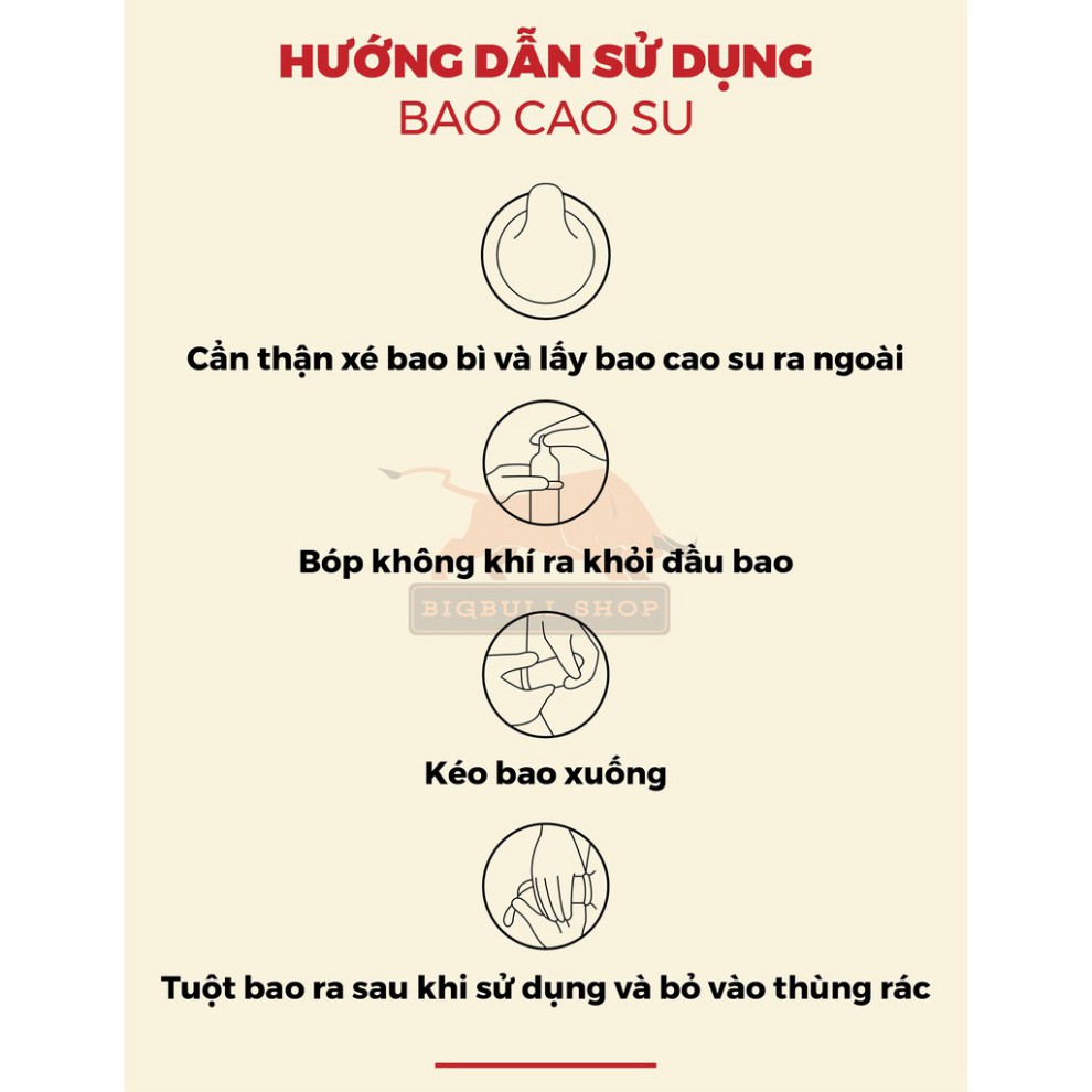 [Xả kho] Bao cao su Storm Hương Dâu 7 Bi Lớn Quanh Đầu & Gai Toàn Thân (Hộp 1 cái)