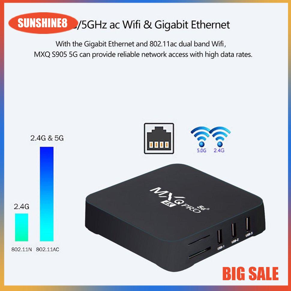 【SUN】Android TV Box  M-RPO 4K S905Hộp tivi thông minh  TV Box 1GB+ 8GB  Siêu nét Máy nghe nhạc đa phương tiện thông minh với hộp TV mạng đáng tin cậy