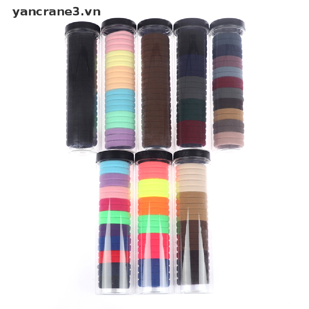 Bộ 20 Dây Thun Buộc Tóc Nhiều Màu Sắc yancrane3.vn