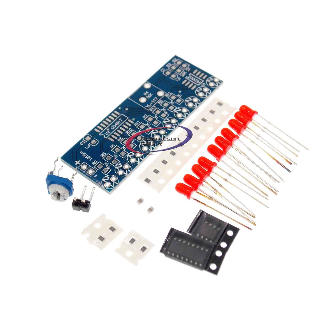 5PCS 1PCS Handy DIY set of NE555 + CD4017 stage circuit boards Light Water Flowing Light LED Module DIY Kit | BigBuy360 - bigbuy360.vn