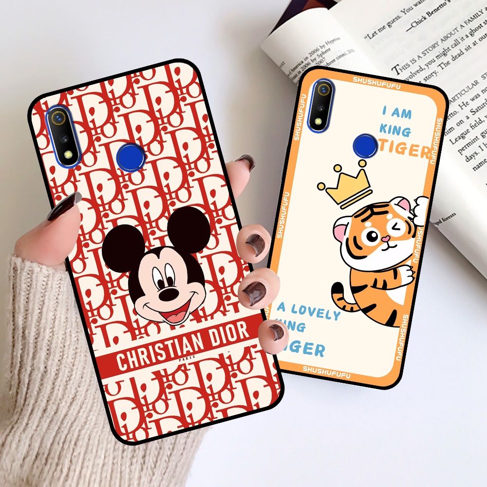 Ốp Realme 3 / 3 Pro in hình mickey, hổ, kingtiger siêu rẻ T19 - T24