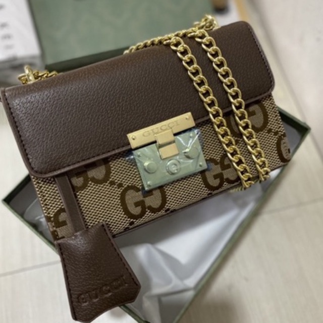⚡️Túi đeo chéo G.CC form hộp có sẵn. clip Ảnh thật shop chụp