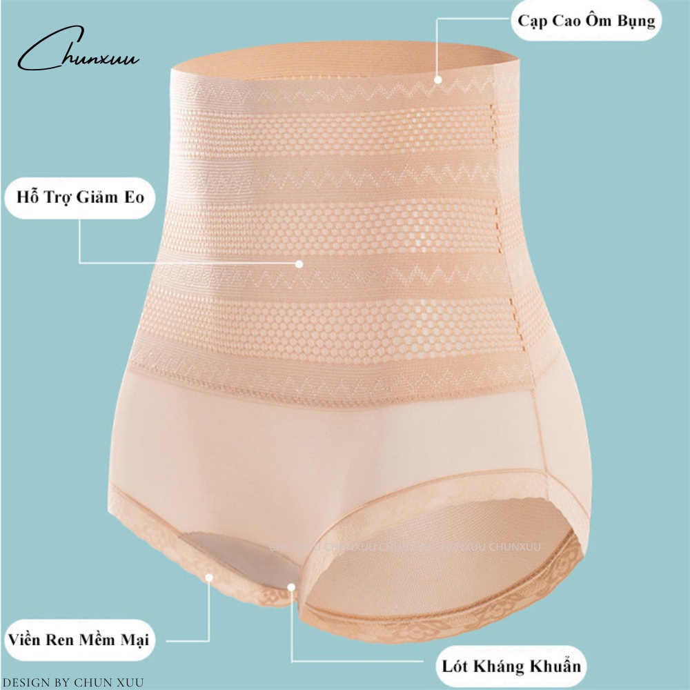 Quần lót nữ gen bụng cao cấp vải thun co dãn ôm bụng nâng mông tôn dáng ChunXuu - GB17