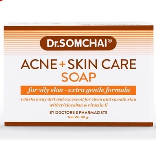 Xà phòng tắm ngăn ngừa mụn cho da dầu Dr.Somchai Acne Skin Care Soap Oily Skin 80g