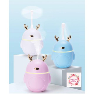 [HÀNG CHÍNH HÃNG - DÙNG LÀ MÊ] Máy Phun Sương Tạo Độ Ẩm Mini 3 in 1, Cổng USB Tiện Dụng, Dưỡng Ẩm, Thiết Kế Ngộ Nghĩnh
