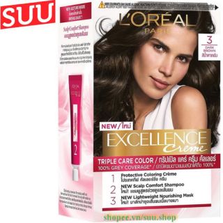 Thuốc nhuộm tóc phủ bạc Excellence cream L'Oréal