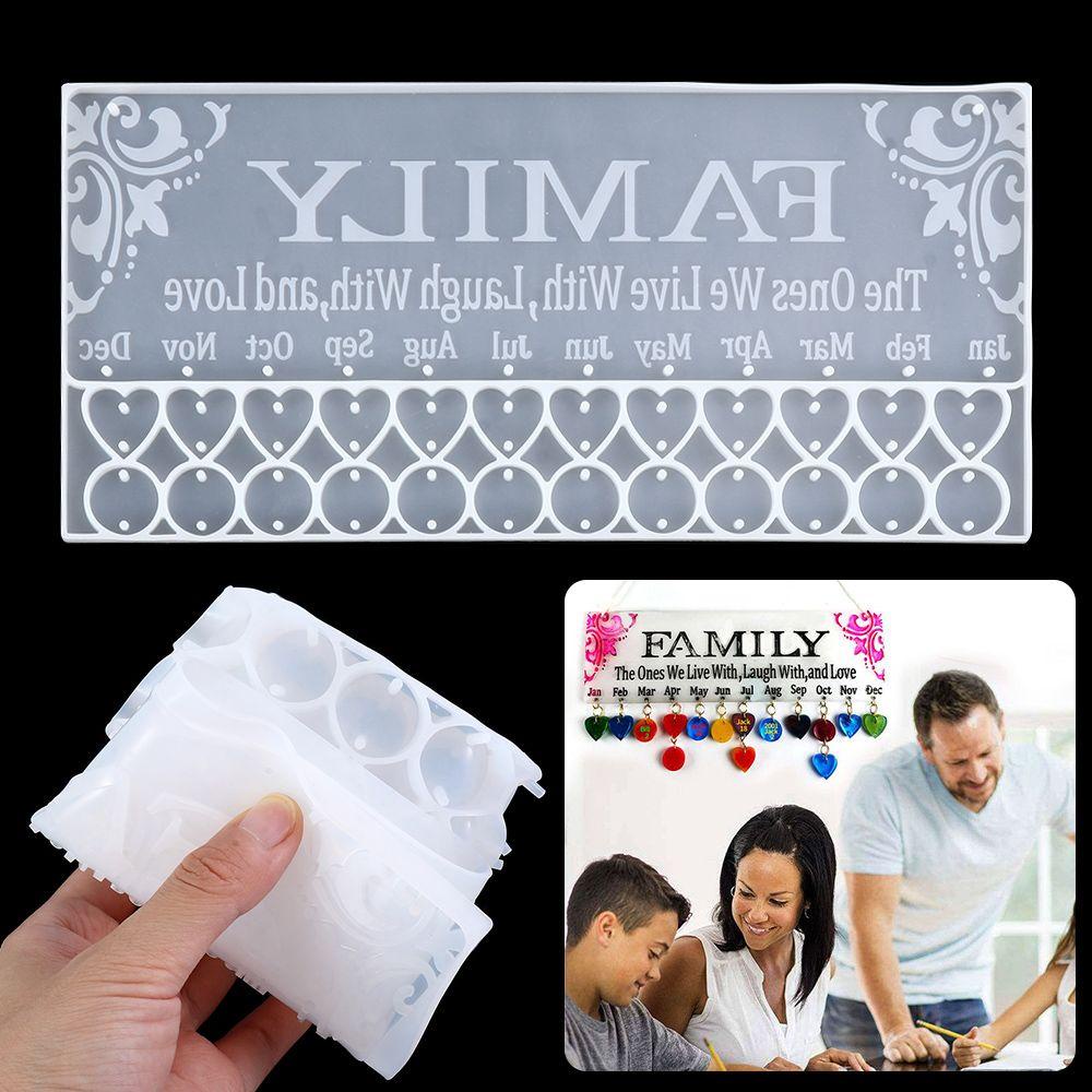 Khuôn Silicone Làm Mặt Dây Chuyền Bằng Epoxy UV