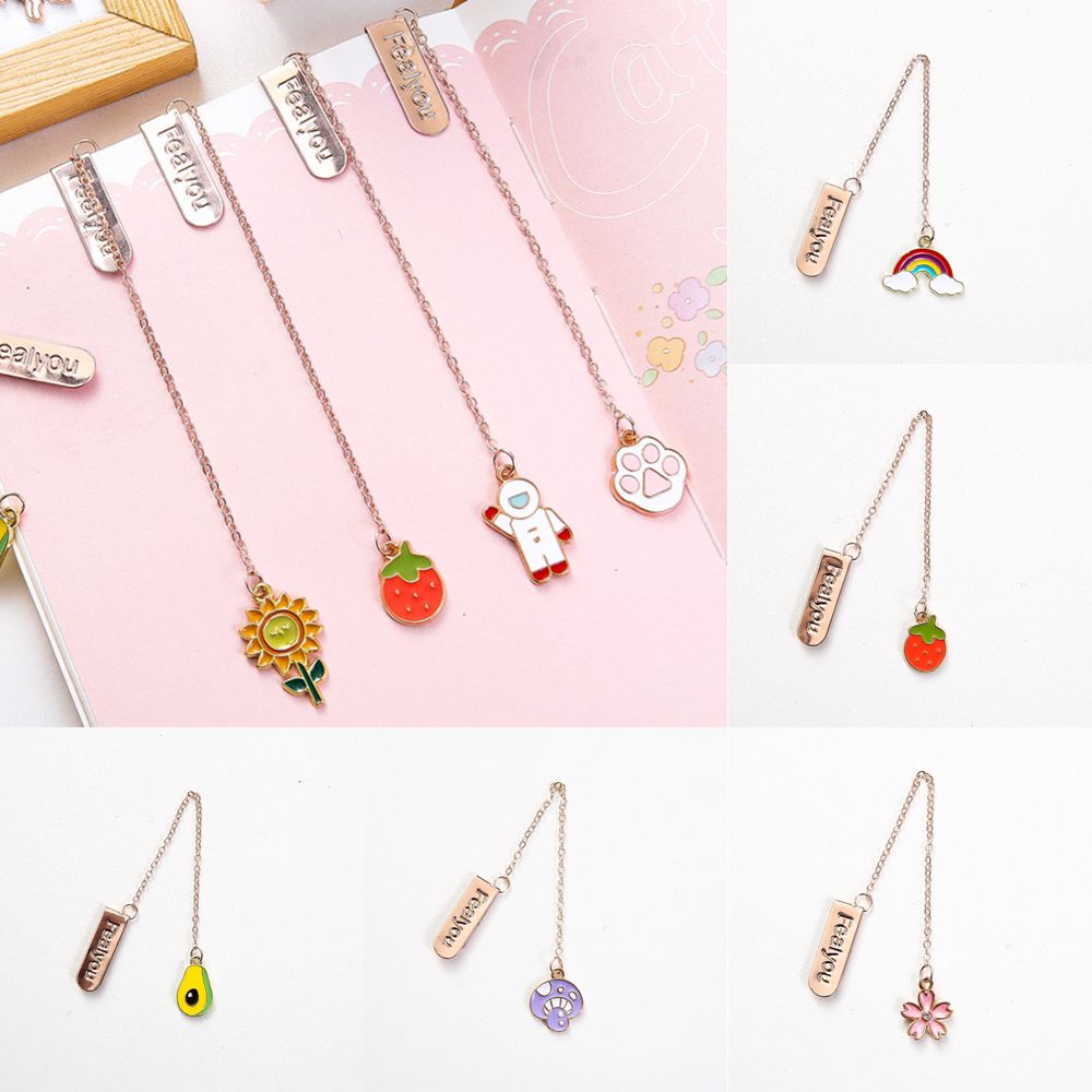 Kẹp Giữ Sách Bằng Kim Loại Hình Động Vật Hoạt Hình Sáng Tạo