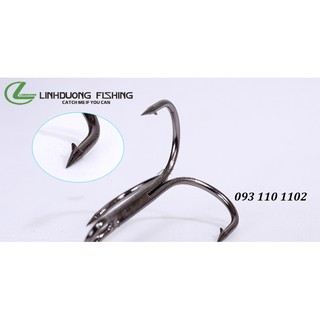 Lưỡi câu 3 mồi giả, câu đơn