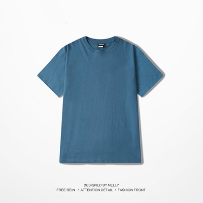 Áo thun trơn Nelly 100% cotton basic bộ màu áo phông basic xanh neon 09