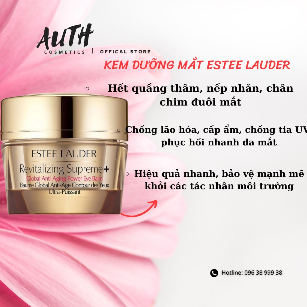 Kem mắt ESTEE LAUDER Revitalizing Supreme Eye Balm Chống lão hóa dưỡng ẩm săn chắc giảm nếp nhăn quầng thâm bọng mắt