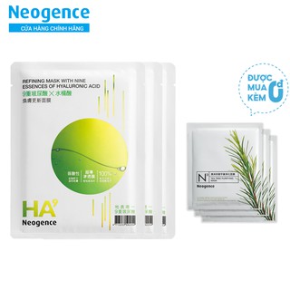 Mua 3 tặng 3- Bộ mặt nạ Neogence kiềm dầu ngừa mụn thanh lọc da 3 miếng