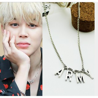 Vòng cổ dây chuyền army bts