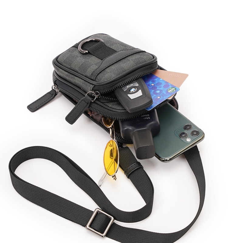 TÚI ĐEO CHÉO MINI CARO DA PU CAO CẤP L4081