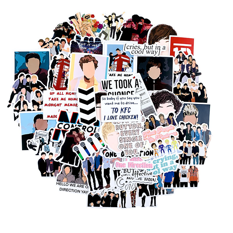 Z&M❀One Direction-Hình Dán❀2Stlye 50Pcs/Set KCharselect Unicode Block Name